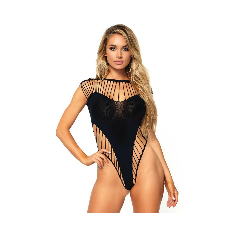 LEG AVENUE TEDDY OPAQUE MULTITIRAS TU