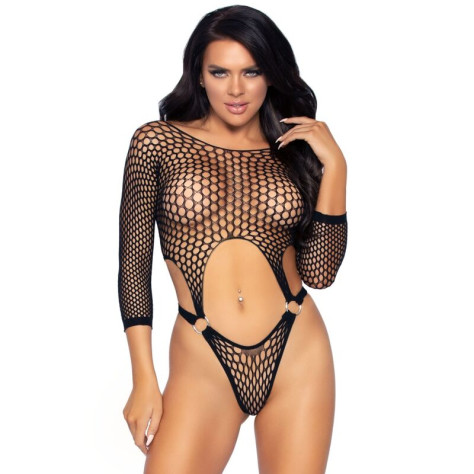 LEG AVENUE TOP BODY AVEC LINGERIE AU DOS TAILLE UNIQUE - BLANC