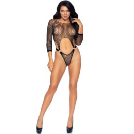 LEG AVENUE TOP BODY AVEC LINGERIE AU DOS TAILLE UNIQUE - BLANC