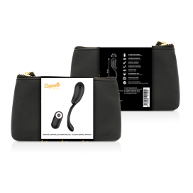 COQUETTE CHIC DESIRE OEUF VIBRANT TÉLÉCOMMANDE RECHARGEABLE NOIR/OR