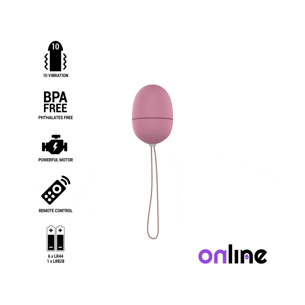 ONLINE REMOTE CONTROL VIBRATING EG S - PINK