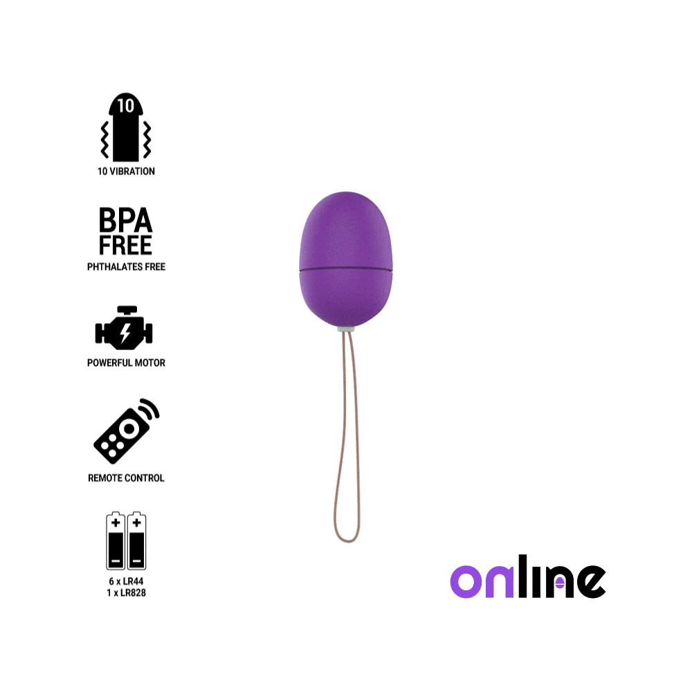 ONLINE REMOTE CONTROL VIBRATING EG S - PURPLE