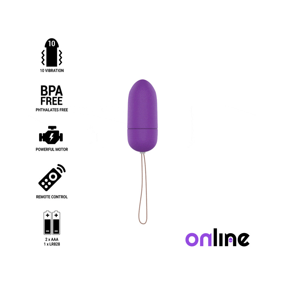 ONLINE REMOTE CONTROL VIBRATING EG L - PURPLE