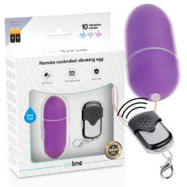 ONLINE REMOTE CONTROL VIBRATING EG L - PURPLE