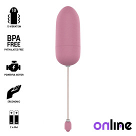 ONLINE WATERPROOF VIBRATING EGG - PINK