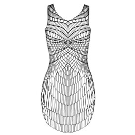 OBSESSIVE - D607 NET-DRESS TAILLE UNIQUE