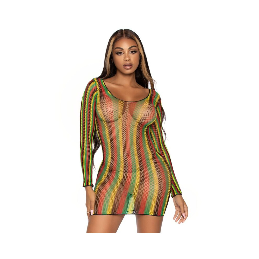 ROBE COURTE LEG AVENUE RASTA TAILLE UNIQUE