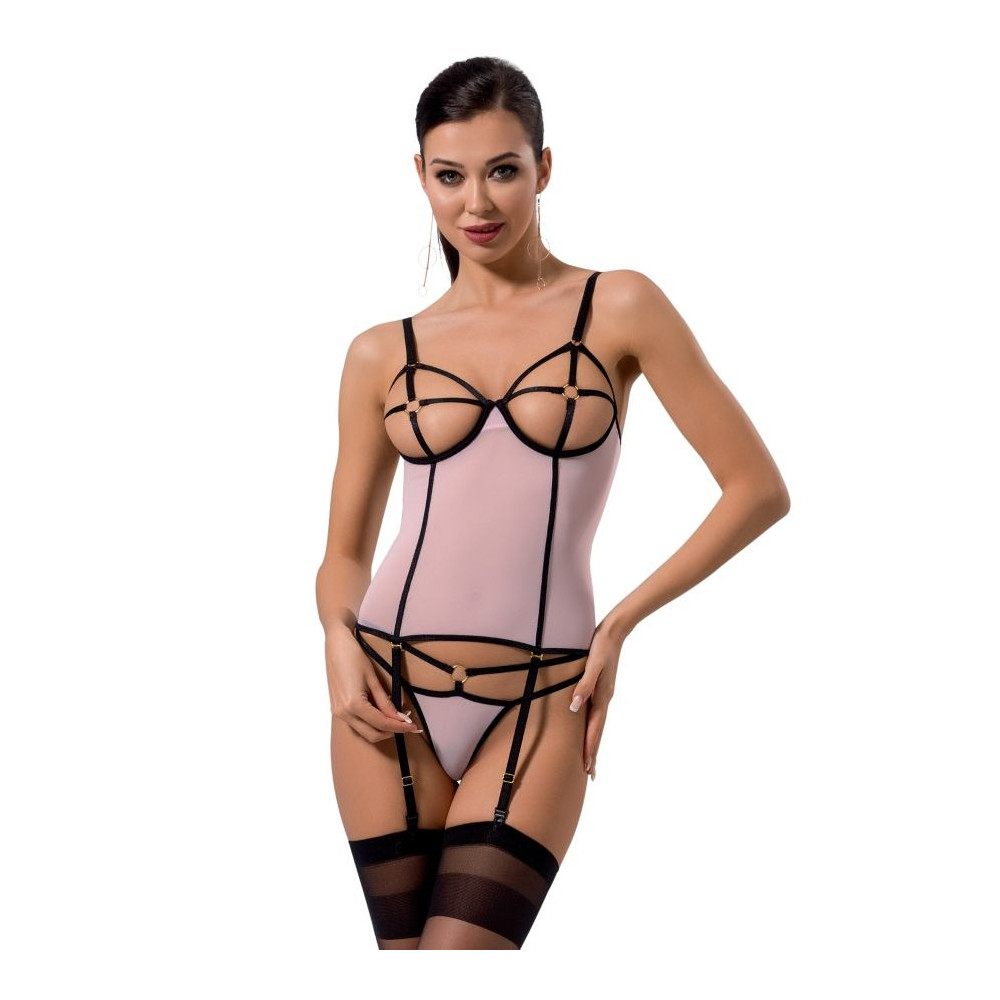 PASSION WOMAN HERA CORSET - ROSE L / XL