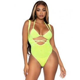 LEG AVENUE HAUT DE BIKINI ET BODY TAILLE UNIQUE