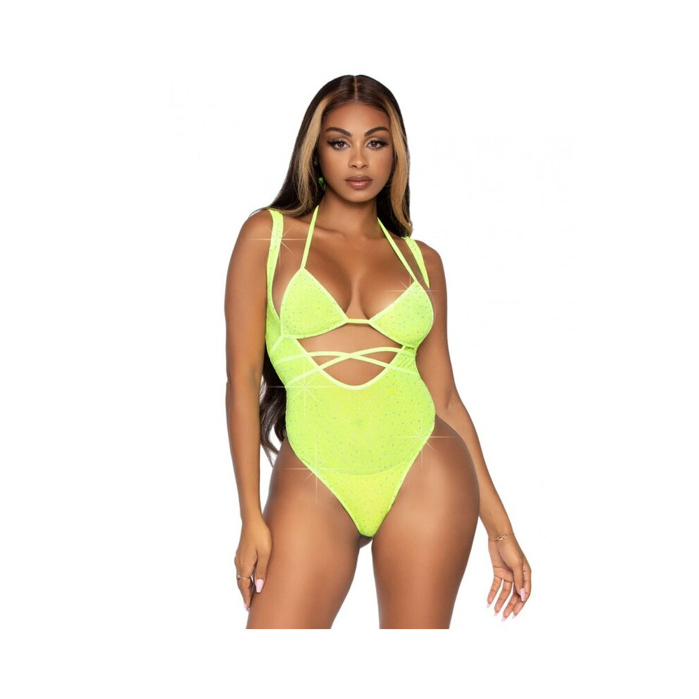 LEG AVENUE HAUT DE BIKINI ET BODY TAILLE UNIQUE