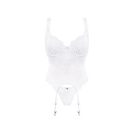 OBSESSIVE - CORSET  STRING AMOR BLANCO L/XL