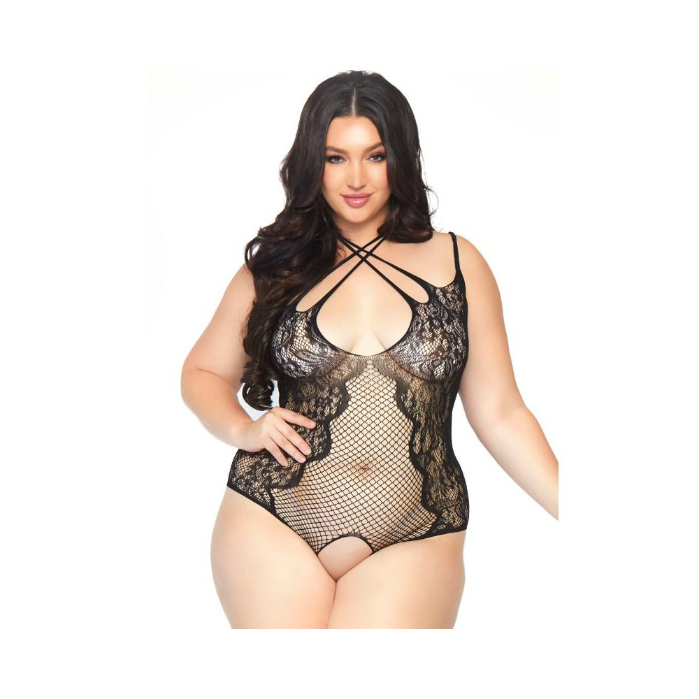 LEG AVENUE TEDDY AVEC OUVERTURE 1X-2X