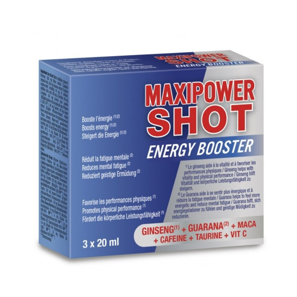 BOOSTER D''ÉNERGIE MAXIPOWER SHOT 3 X 20 ML