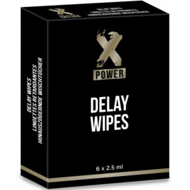 LINGETTES XPOWER DELAY 6 UNITÉS