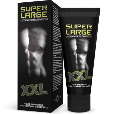 SUPER LARGE XXL CRÈME DE MASSAGE ET ÉLASTIQUANT POUR PÉNIS 75 ML