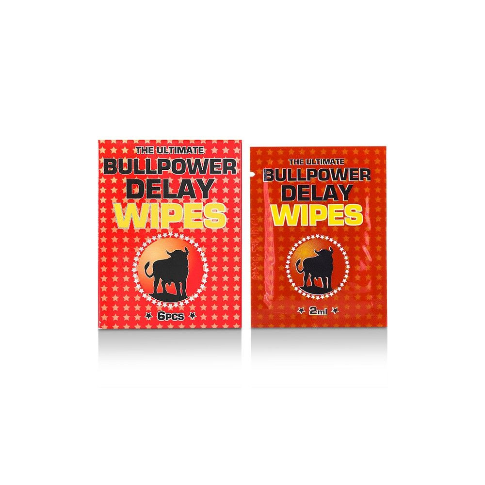 BULLPOWER DELAY LINGETTES ( 6 X 2 ML) /en/de/fr/es/it/nl/