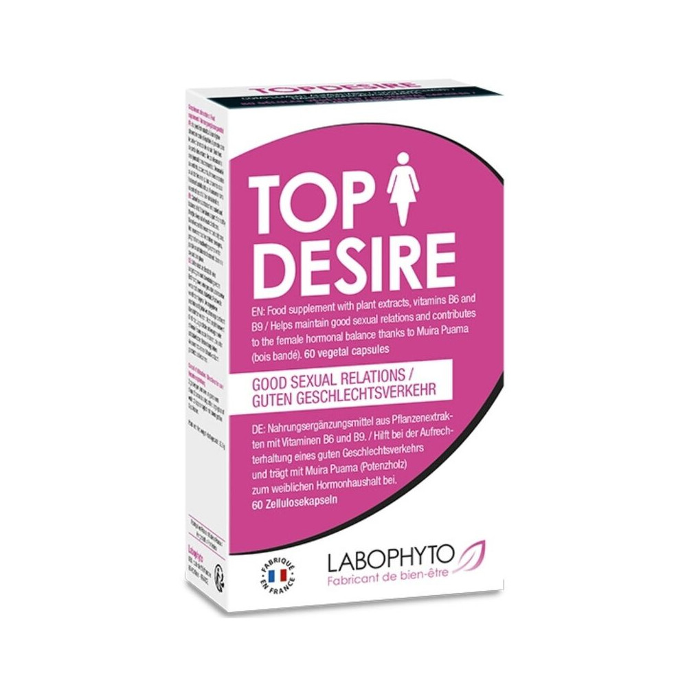 TOP DESIRE AMÉLIORÉE LIBIDO FEMME 60 CAPSULES