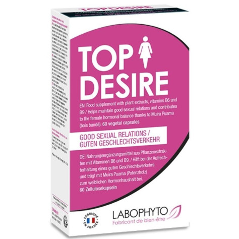 TOP DESIRE AMÉLIORÉE LIBIDO FEMME 60 CAPSULES