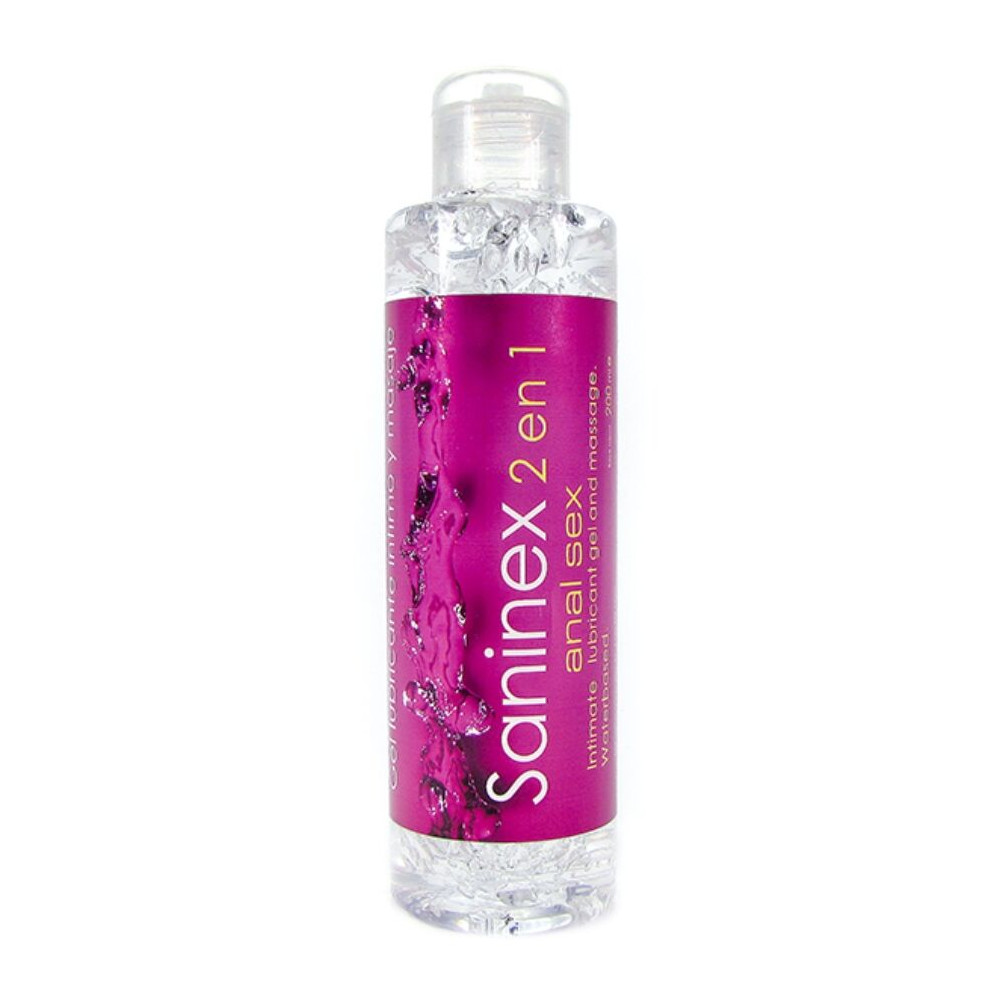 LUBRIFIANT À BASE D''EAU SANINEX ANAL 200 ML