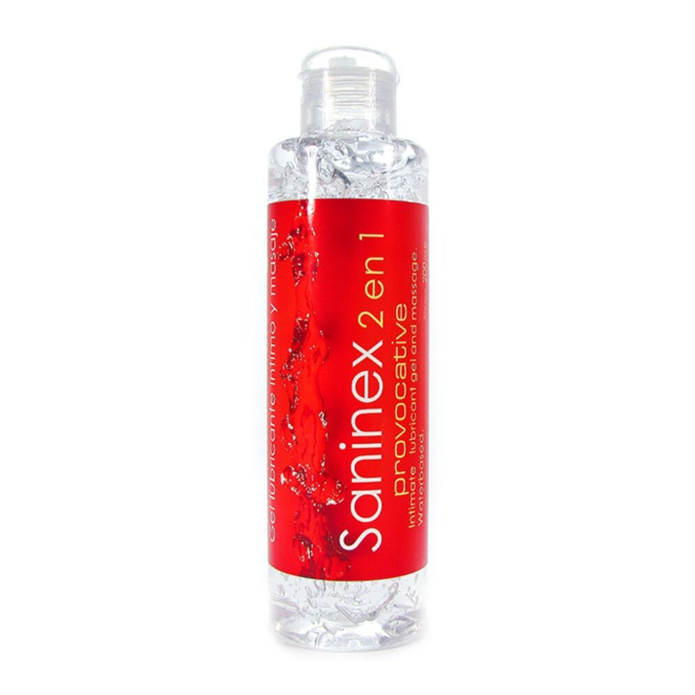 LUBRIFIANT SANINEX 2 EN 1 PROVOCANT 200 ML