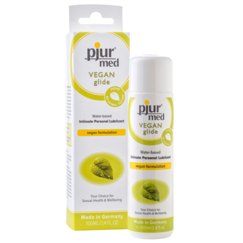 LUBRIFIANT À BASE D''EAU PJUR MED VEGAN GLIDE 100 ML