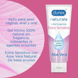 DUREX NATURALS LUBRIFIANT EXTRA SENSIBLE 100 ML