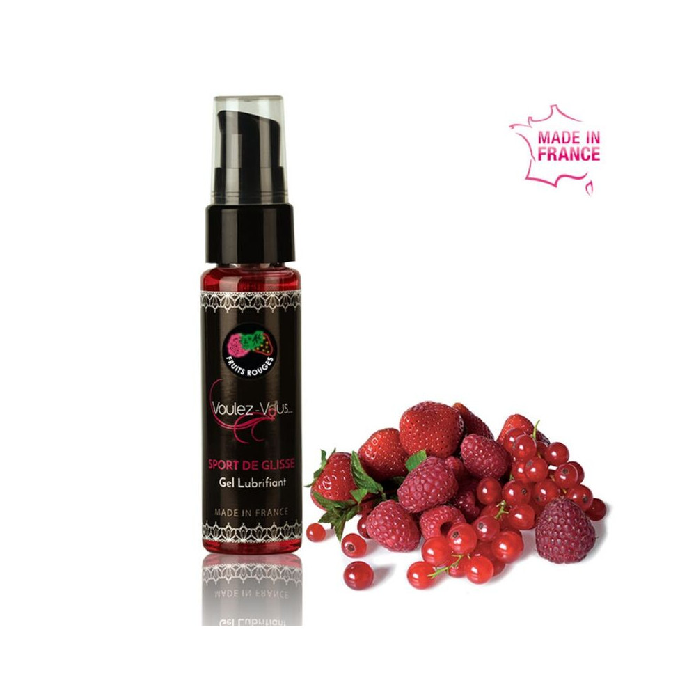 VOULEZ-VOUS GEL LUBRICANTE BASE AGUA - FRUTOS ROJOS - 35 ML