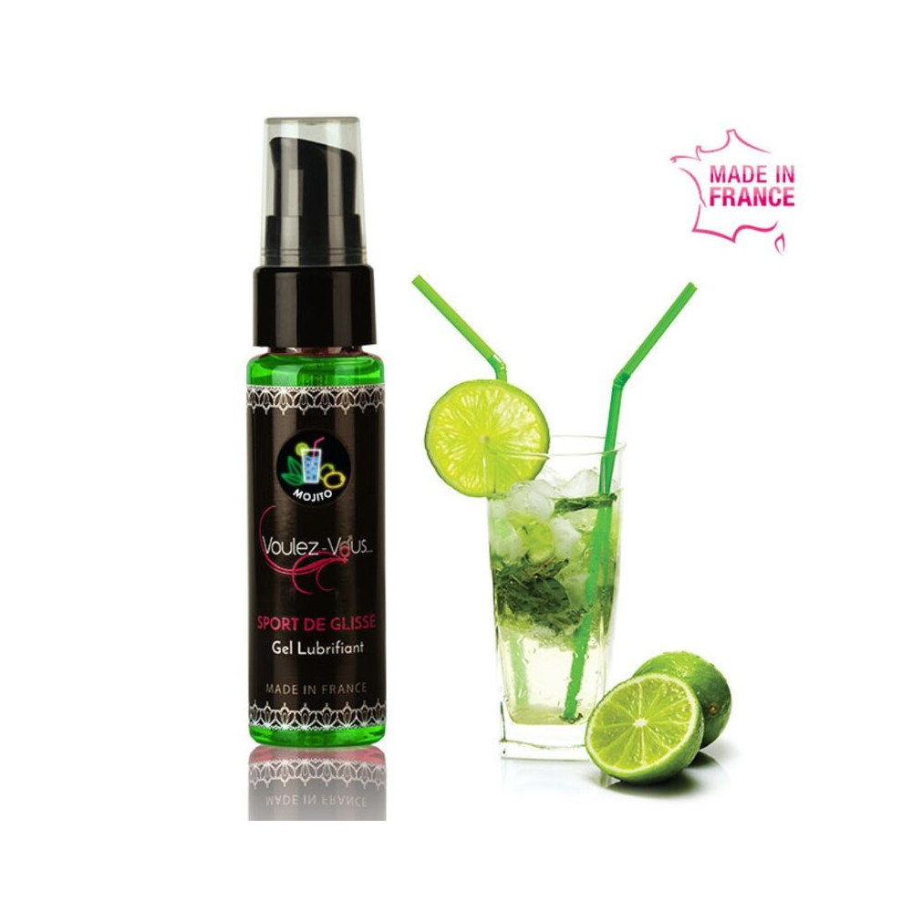 VOULEZ-VOUS GEL LUBRICANTE BASE AGUA - MOJITO - 35 ML