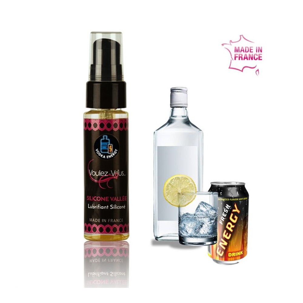 VOULEZ-VOUS LUBRICANTE SILICONA - VODKA CON RED BULL 35 ML