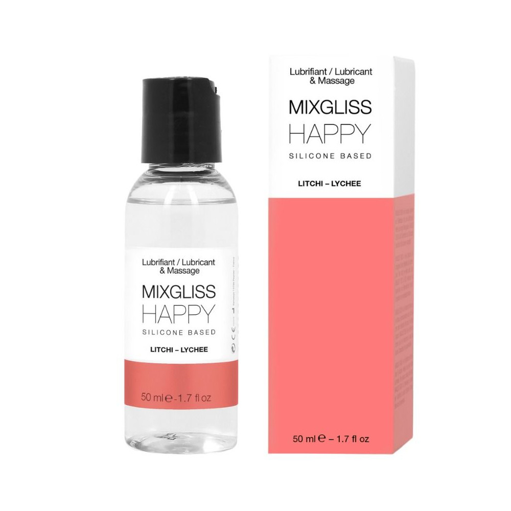 MIXGLISS HAPPY LUBRIFIANT SILICONE LITCHI 50 ML