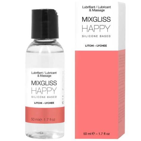 MIXGLISS HAPPY LUBRIFIANT SILICONE LITCHI 50 ML