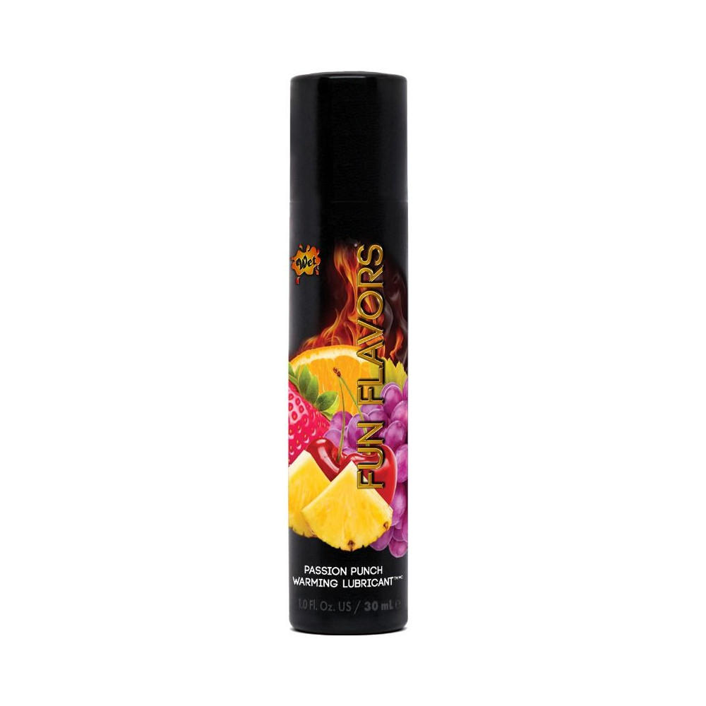 WET FUN SAVEURS LUBRIFIANT FRUITS DE LA PASSION EFFET CHALEUR 30 ML