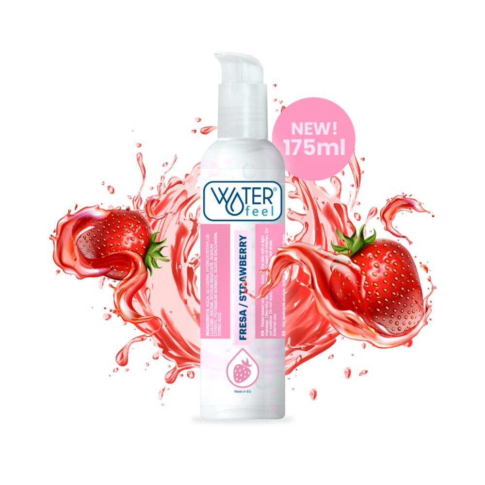 WATERFEEL FRAISE LUBRIFIANT A BASE D''EAU 175 ML