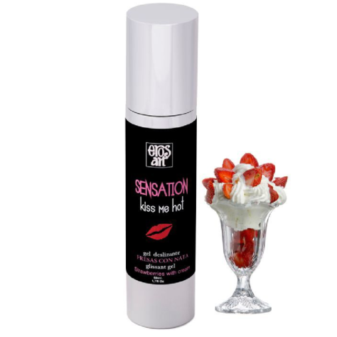 EROS SENSATTION LUBRIFIANT NATUREL FRAISES AVEC CRÈME 50ML