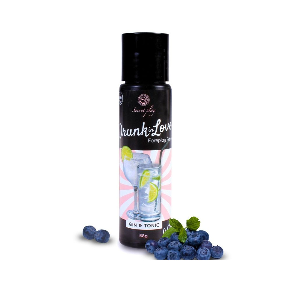 SECRET PLAY DRUNK IN LOVE GIN  TONIC LUBRIFIANT 60 ML