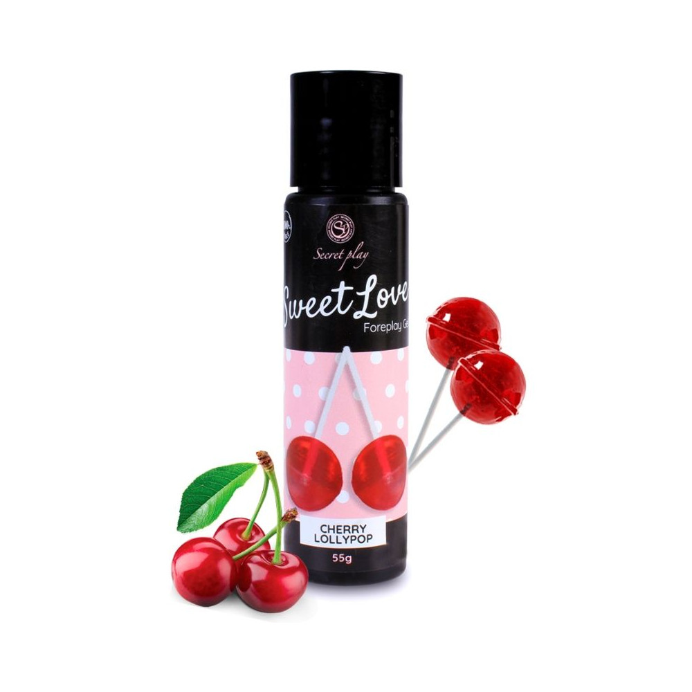 SECRETPLAY CHERRY LOLLIPOP GEL SWEET LOVE 60 ML