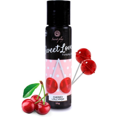 SECRETPLAY CHERRY LOLLIPOP GEL SWEET LOVE 60 ML