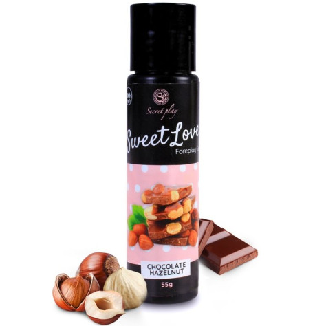 SECRETPLAY GEL SWEET LOVE CHOCOLAT À LA NOISETTE 60 ML