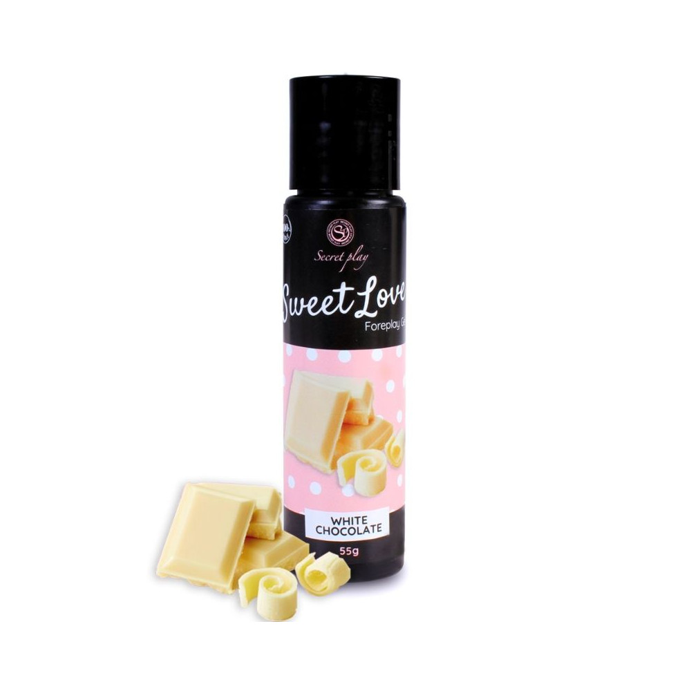 SECRETPLAY GEL SWEET LOVE CHOCOLAT BLANC 60 ML