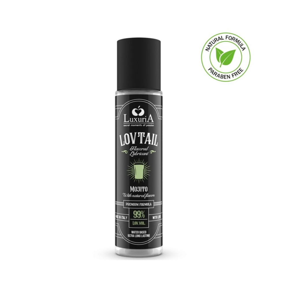 LUBRIFIANT LOVTAIL A BASE D''EAU LUXURIA - MOJITO 60 ML