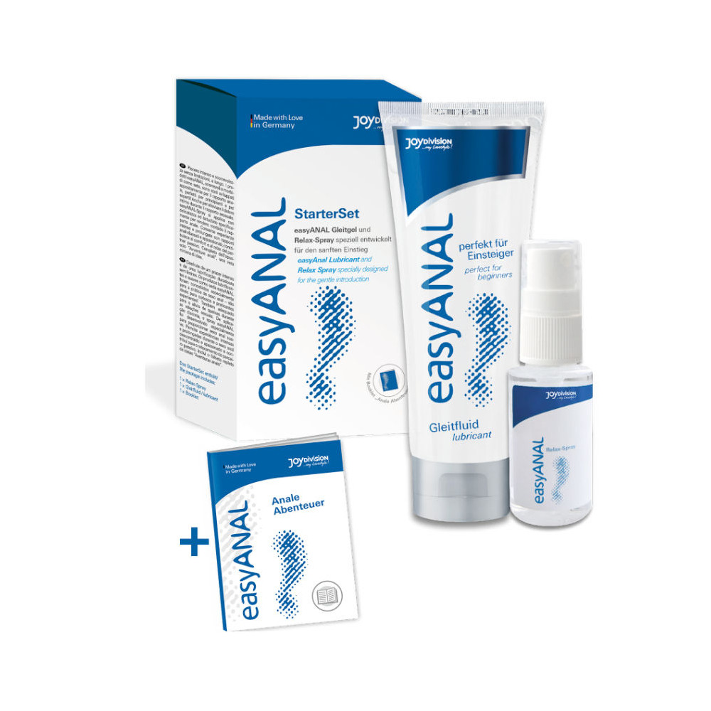 ENSEMBLE DE DÉMARRAGE EASY ANAL LUBRICANTE + RELAX SPRAY