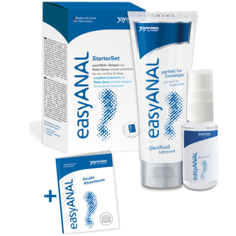 ENSEMBLE DE DÉMARRAGE EASY ANAL LUBRICANTE + RELAX SPRAY