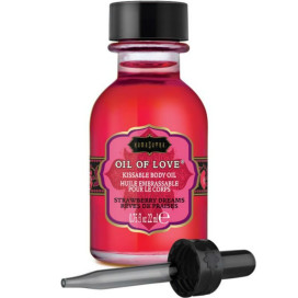 KAMASUTRA KISSABLE OIL OF LOVE FOREPLAYS STRAWBERRY DREAMS 22 ML