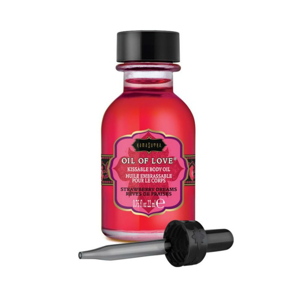 KAMASUTRA KISSABLE OIL OF LOVE FOREPLAYS STRAWBERRY DREAMS 22 ML