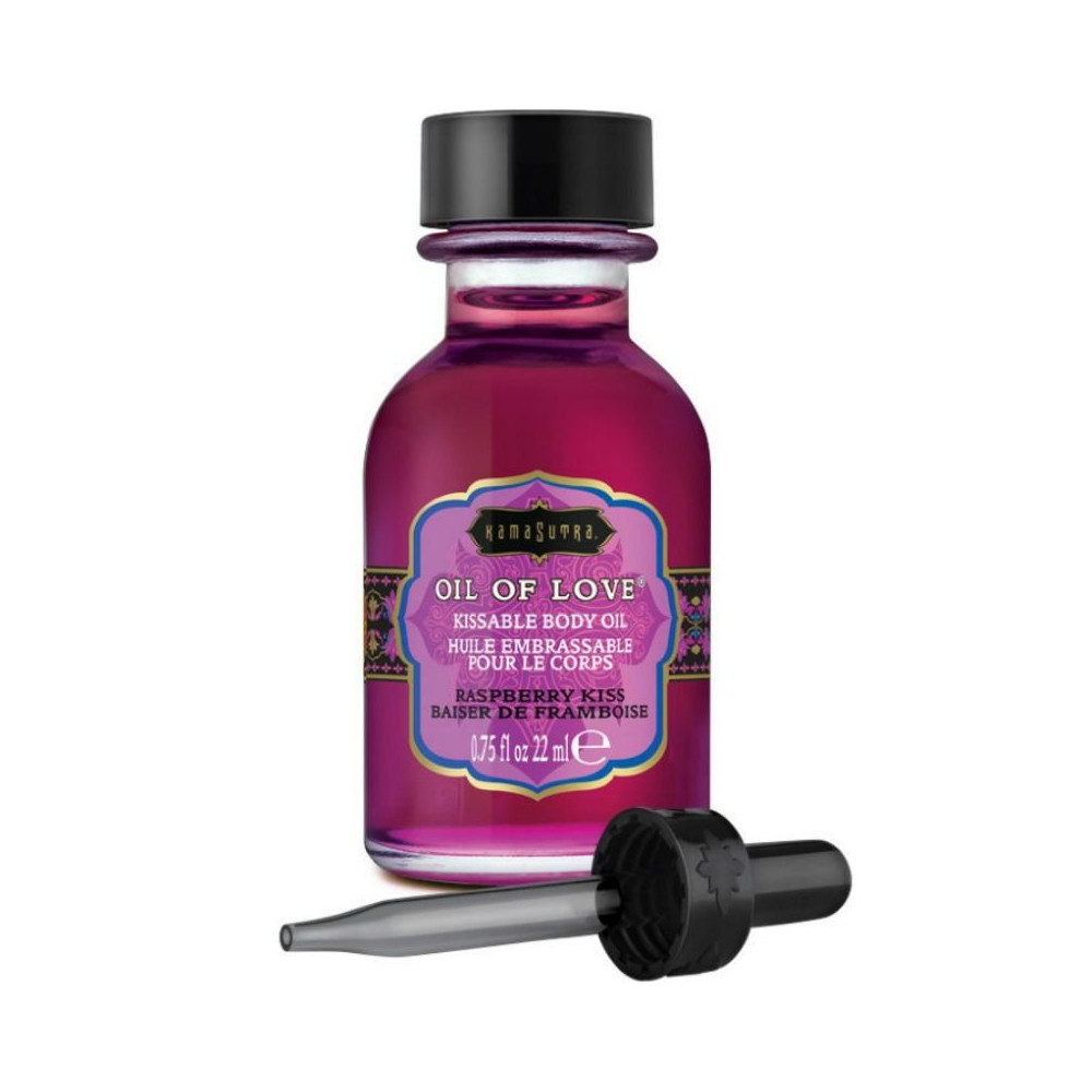 KAMASUTRA KISSABLE OIL OF LOVE FOREPLAYS FRAMBOISE 22 ML