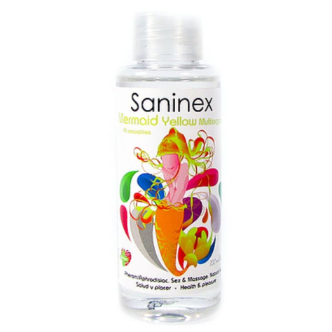 HUILE DE MASSAGE SANINEX SIRÈNE JAUNE 100 ML