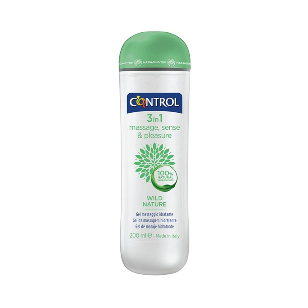 CONTROL WILD NATURE GEL MASAJE 3 EN 1 200 ML