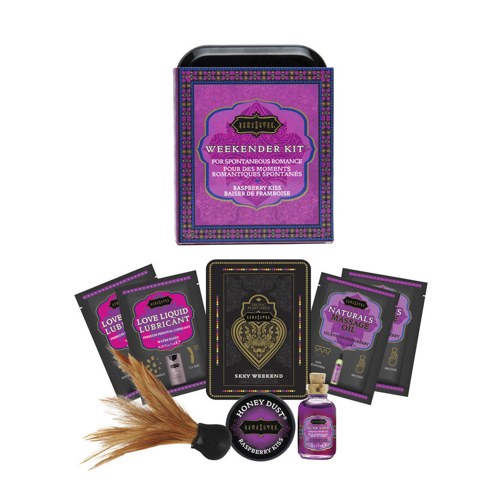 KAMASUTRA WEEKENDER EN BOITE KIT FRAMBOISE KISS