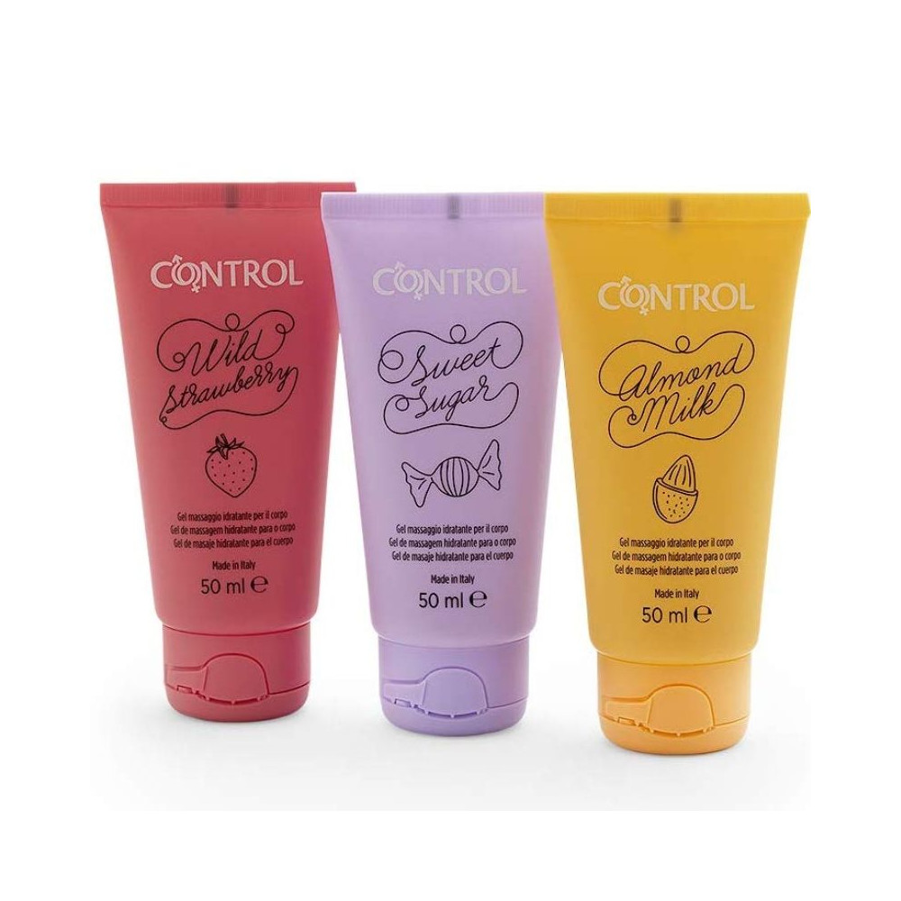 CONTROL GEL MASAJE 3 UNIDADES 50 ML