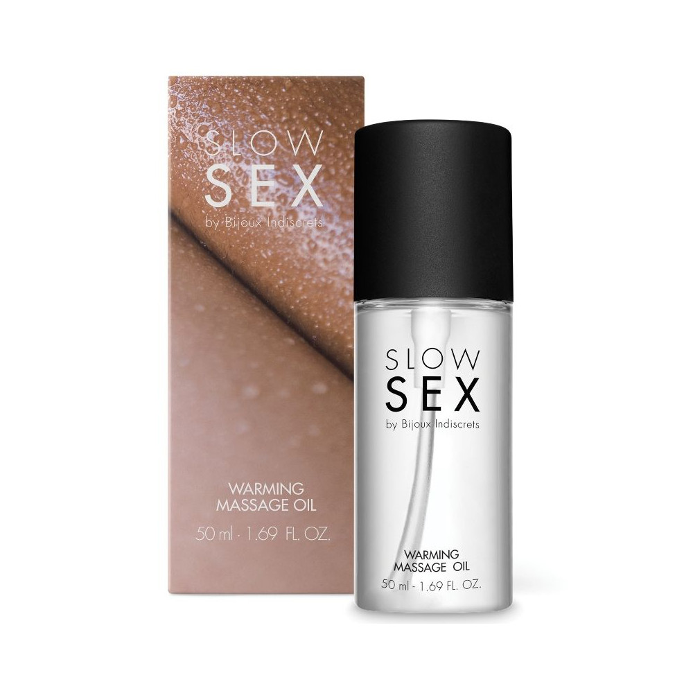 BIJOUX HUILE DE MASSAGE RÉCHAUFFANT SEXE LENT 50 ML